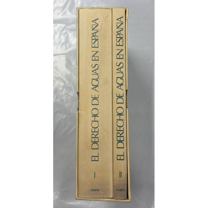 EL DERECHO DE AGUAS EN ESPAÑA, Tomos I y II (Obra completa en estuche)